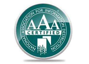 Choose a NAID AAA Certified Paper Shredding Co